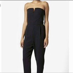 Topshop Black Jumpsuit